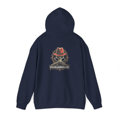 Official Crypto Nostra | Skull and Bones Hoodie
