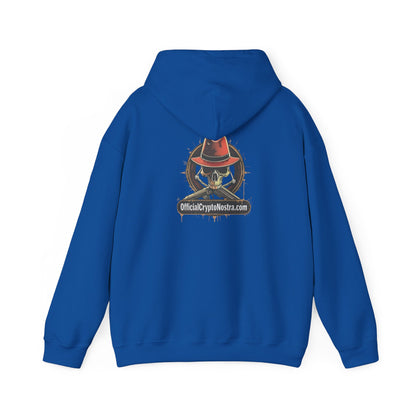 Official Crypto Nostra | Skull and Bones Hoodie