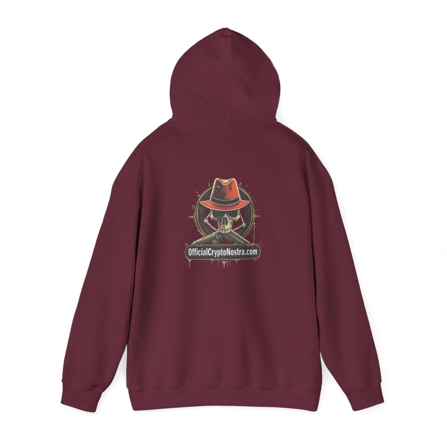 Official Crypto Nostra | Skull and Bones Hoodie