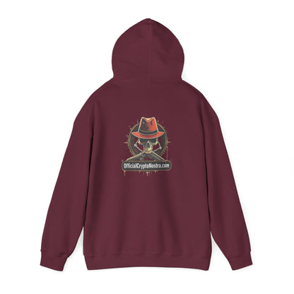 Official Crypto Nostra | Skull and Bones Hoodie