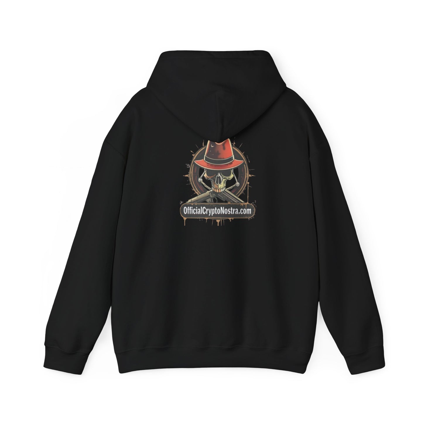 Official Crypto Nostra | Skull and Bones Hoodie