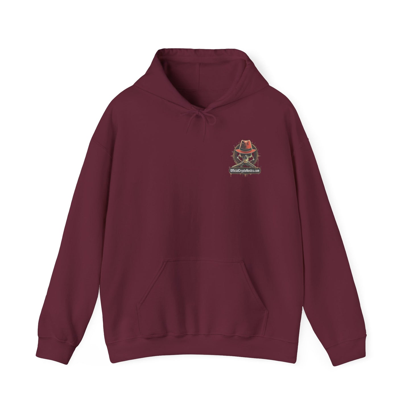Official Crypto Nostra | Skull and Bones Hoodie