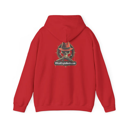 Official Crypto Nostra | Skull and Bones Hoodie