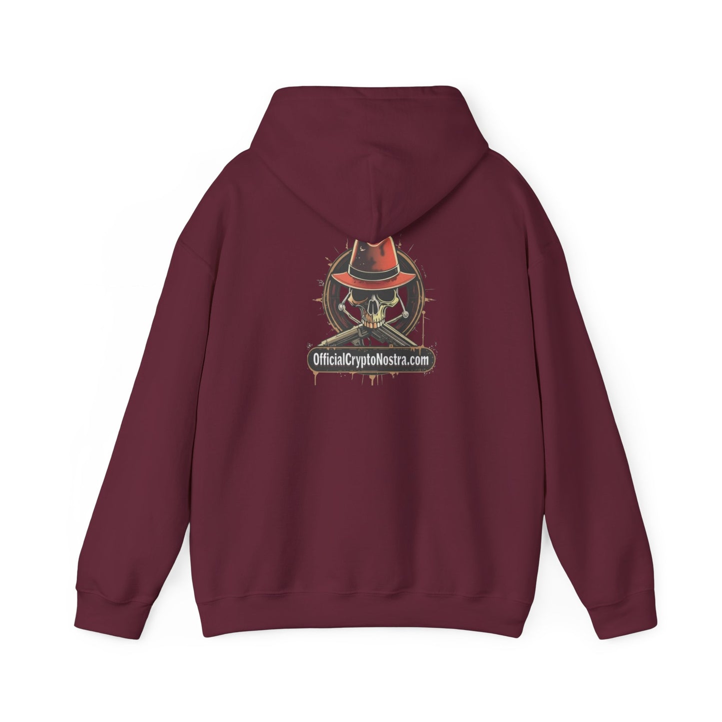 Official Crypto Nostra | Skull and Bones Hoodie