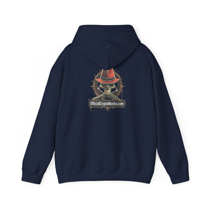 Official Crypto Nostra | Skull and Bones Hoodie