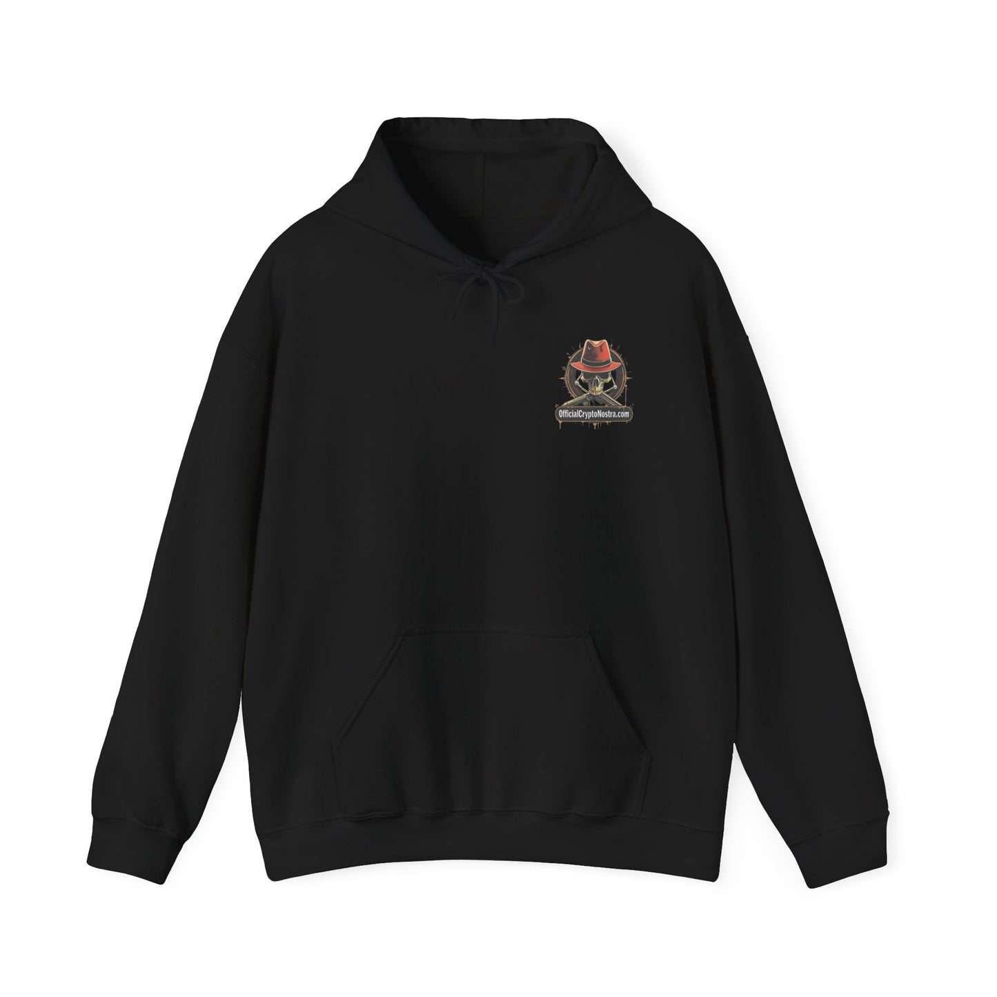 Official Crypto Nostra | Skull and Bones Hoodie